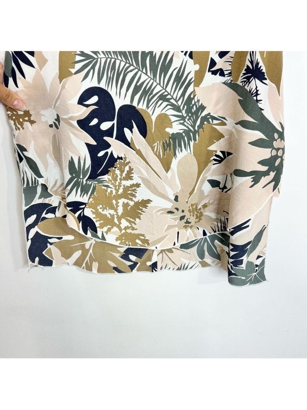 Rag and Bone 100% silk crepe Patricia pastel pink floral print sleeveless top XS - Picture 10 of 17
